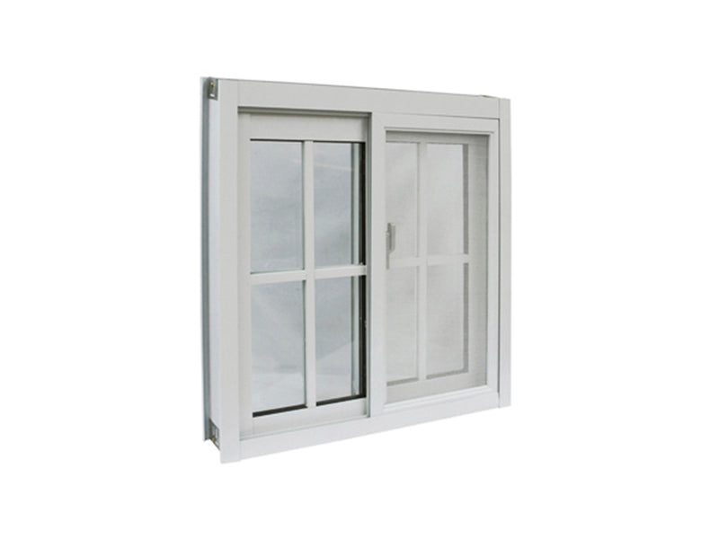 Ventana francesa blanca de aluminio 60 x 60 cm