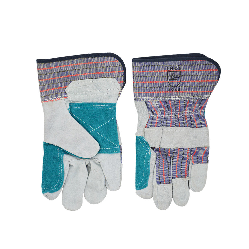 Guantes De Trabajo De Cuero De Doble Palma