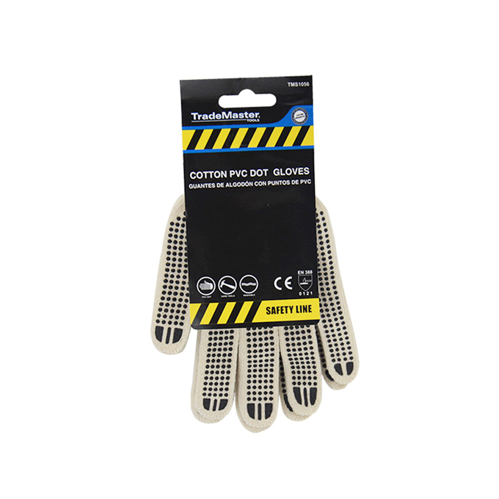 Guantes De Algodón Antideslizantes Marca Trademaster