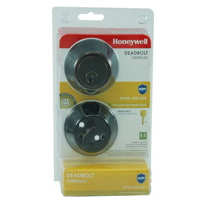 Cerradura de seguridad con cilindro simple honeywell