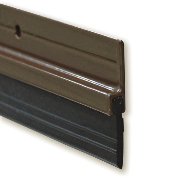 Burlete De Aluminio De 36 pulgadas De Color Chocolate Con Sello De Caucho