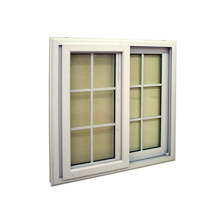 Ventana francesa blanca de pvc de 90 x 90 cm