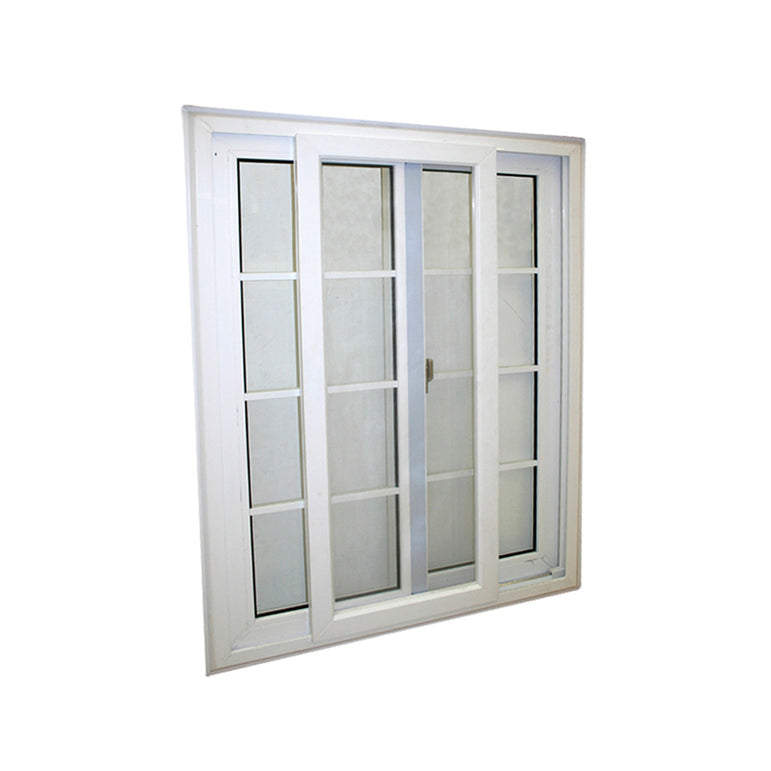 Ventana francesa blanca de pvc de 1.2 x 1.5 mts